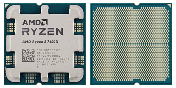 CPU AMD Ryzen 5 7600X – 6-Core 4.7 GHz – Socket AM5 – 105W Desktop Processor – 32MB L3 Cache – with AMD Radeon Graphics controller | 1 YEAR WARRANTY - Image 2