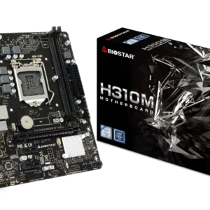 BIOSTAR H310MHP motherboard top view - microATX board for 8th and 9th Gen Intel processors