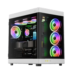 GAMDIAS NESO P1 BW FULLTOWER TG*2 BLACK WHITE CASE