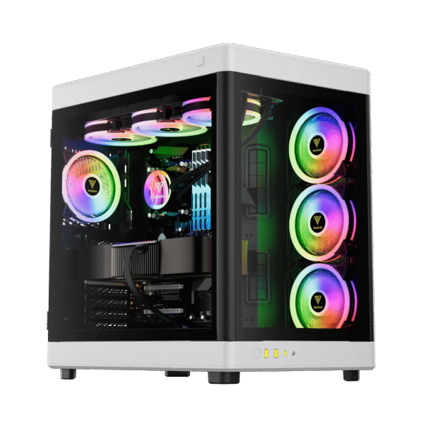 GAMDIAS NESO P1 BW FULLTOWER TG*2 BLACK WHITE CASE