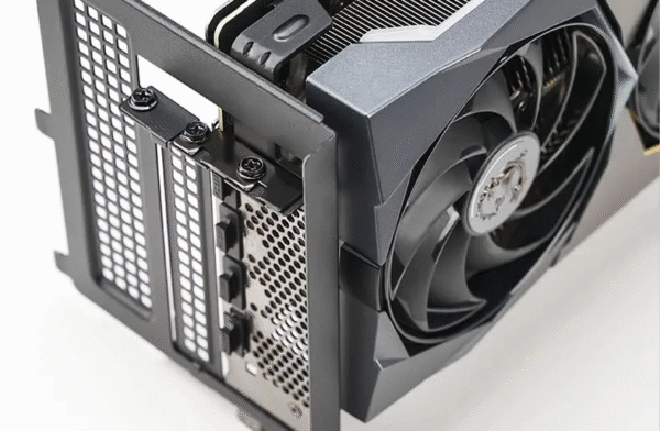 DeepCool Vertical GPU Bracket PCIe 4.0 Vertical GPU Mount Accessory , Riser Cable High Speed Flexible Extender Card Extension Port 90 Degree – Black - Image 4