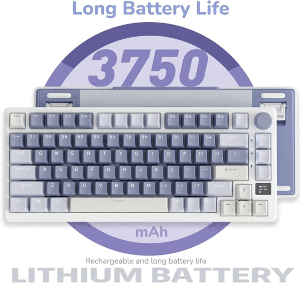 RK ROYAL KLUDGE M75 OCEAN BLUE