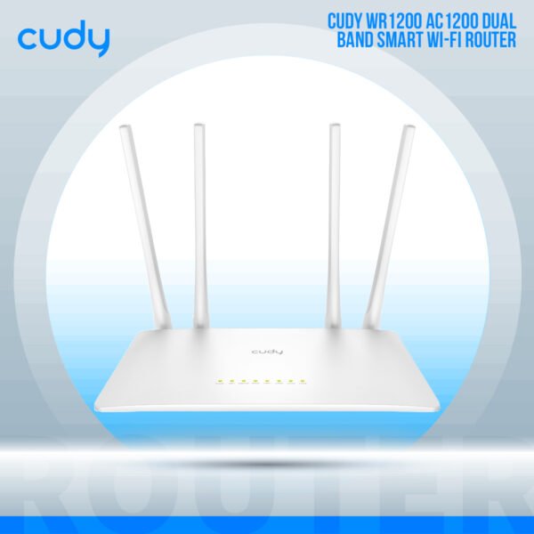 CUDY WR1200 AC1200 4-Stream Dual-Band WiFi Router Extender Wireless Access Point ;  867 Mbps + 300 Mbps Wi-Fi ;  5 Fast Ethernet Ports ; 4 High-Gain Antennas ; 40 Connected Devices ; Covers 100m² ;  Router/AP/RE/WISP/Client Modes ;  Cudy App | NO WARRANTY - Image 7