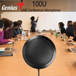 Genuis USB Conference Microphone for Computer, 360° Omnidirectional Condenser PC Microphones with Plug & Play Compatible with Mac OS X Windows for Video Meeting, Gaming, Chatting, Skype