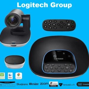 Logitech Group Full HD 1080p Video Conferencing System With 10x Lossless Zoom, 260° Pan, 130° Tilt, 6m Mic Range, Bluetooth, USB Plug-And-Play, Certified For Teams & Zoom | CC3500e
