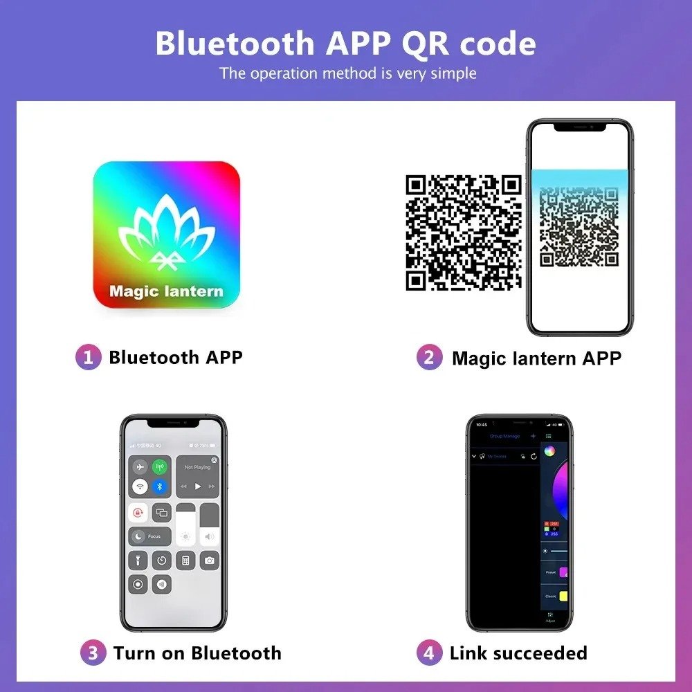 Glide Led Wall Lights, Smart RGBIC Bar Shape Lights - Image 8