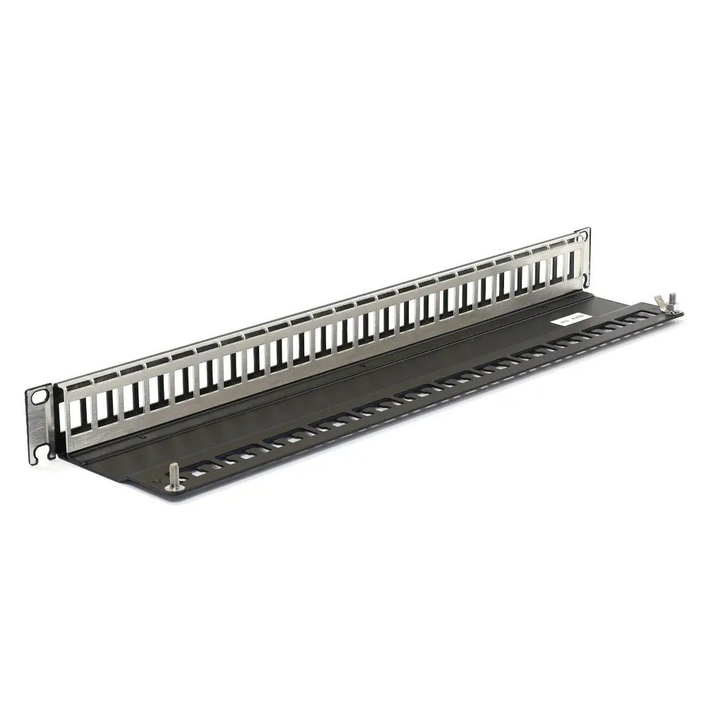CORNING 3M Everon 24-Port Patch Panel | 1U Rack-Mount | Aluminum Housing | Grounding Kit Included | Universal 19″ Rack | Integrated Cable Strain Relief - Image 6