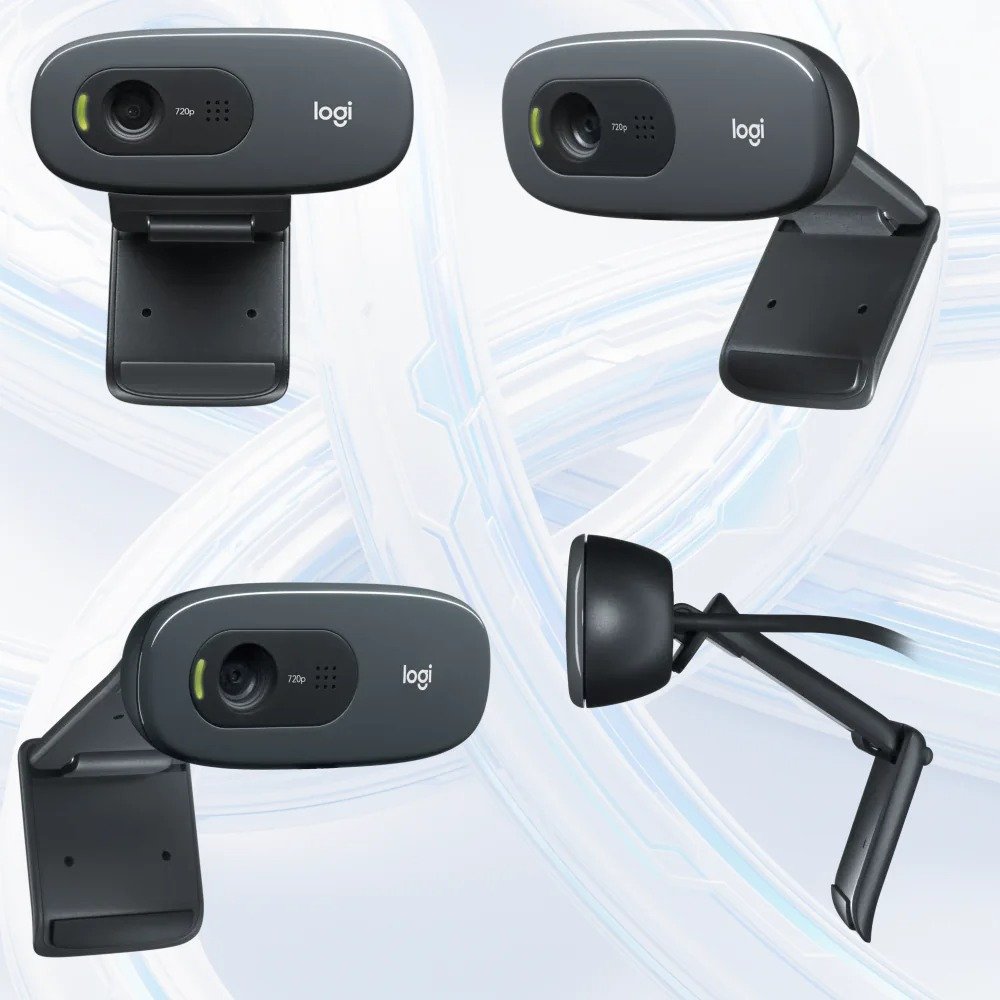 Logitech C270 HD Webcam With 720p/30fps Widescreen Video, Noise-Reducing Mic, RightLight Auto Correction, Universal Clip, USB-A, Windows Mac ChromeOS, Switch 2 Compatible - Image 7