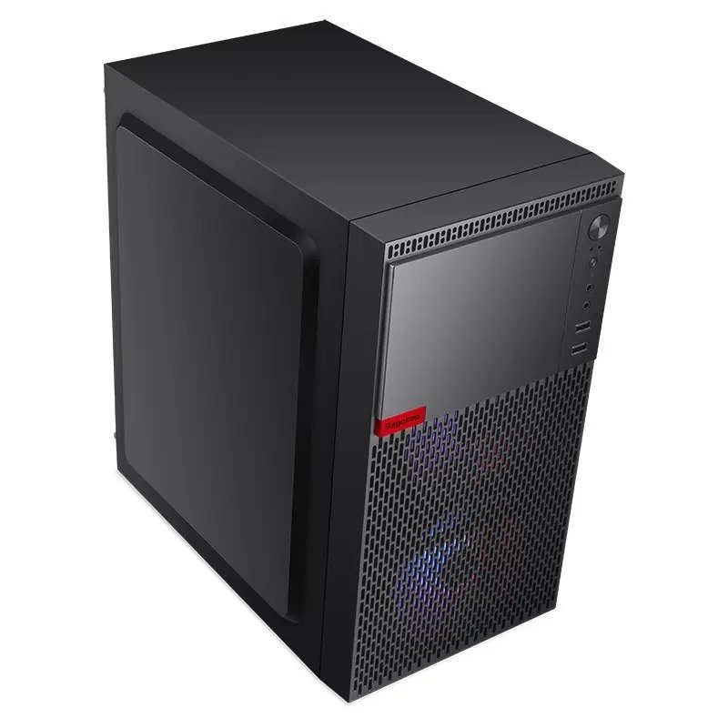 Segotep Knight W3 M-ATX PC Case in Black with Dual Front & Single Rear 12cm Fan Support, 155mm CPU Radiator Height, 280mm GPU Length, ITX/M-ATX Compatibility, and Sleek Business Design - Image 4